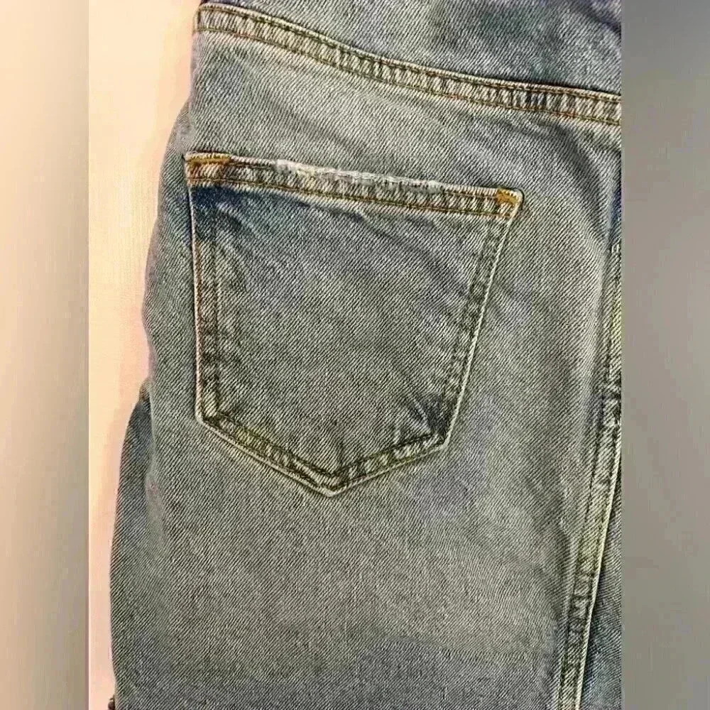 Zara Jean Skirt with Side Stripes Size XS - Picture 7 of 7